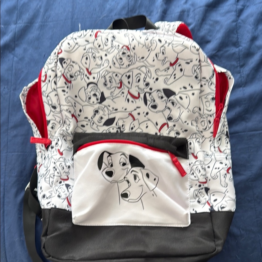 Disney Dalmatian Kids Backpack - Red, White, Black